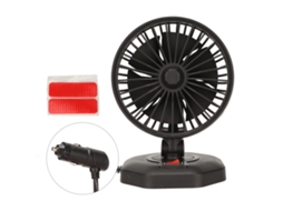 Aetheria ventoinha de Resfriamento para Carro 12v Plugue Cigarro 360° Rotativa Veículo Suv Barco