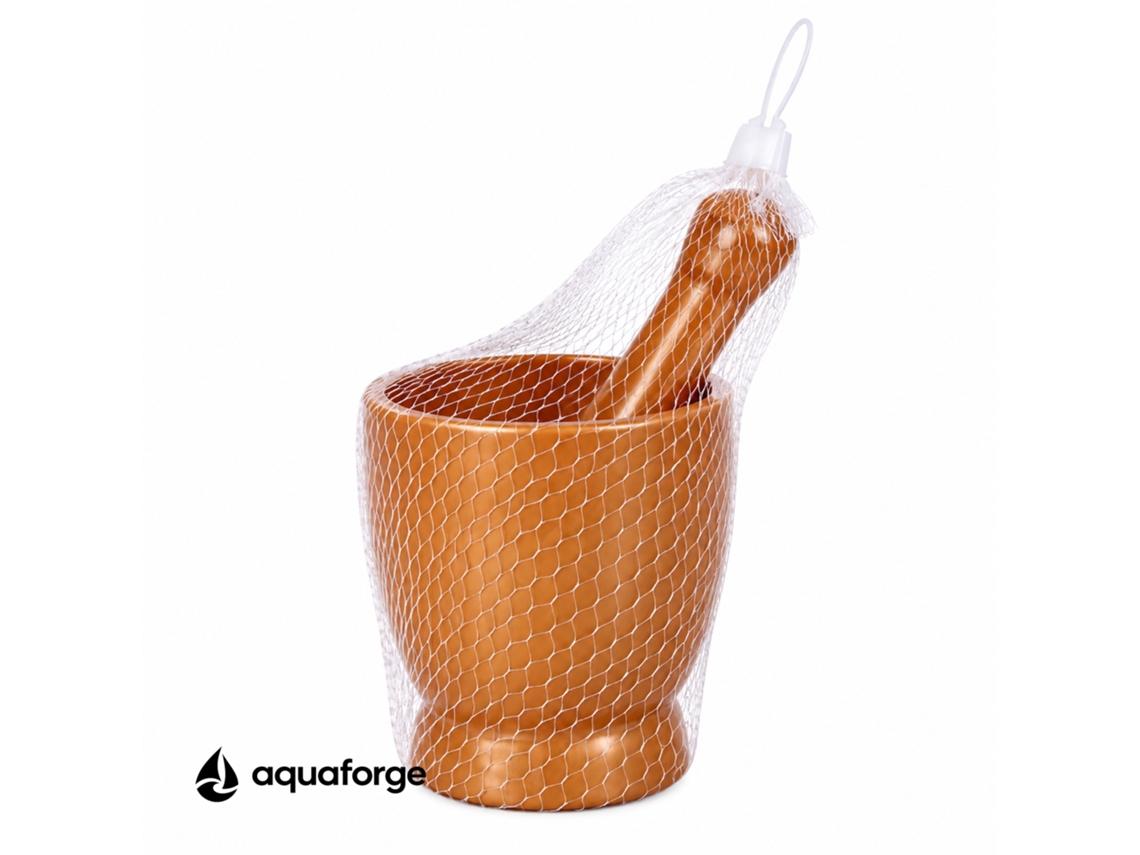 Almofariz E Pilão Aquaforge Com Plástico Para Cozinha