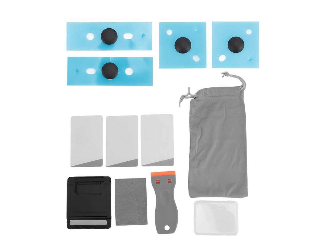 4pcs Pés De Notebook De Substituição Anti-derrapante Com Ferramentas Acessórios De Base Inferior Preto