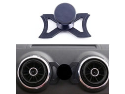Yuru suporte Magnético para Ventilador de Carro A3 S3 em Alumínio com Rotação 360 Graus Preto