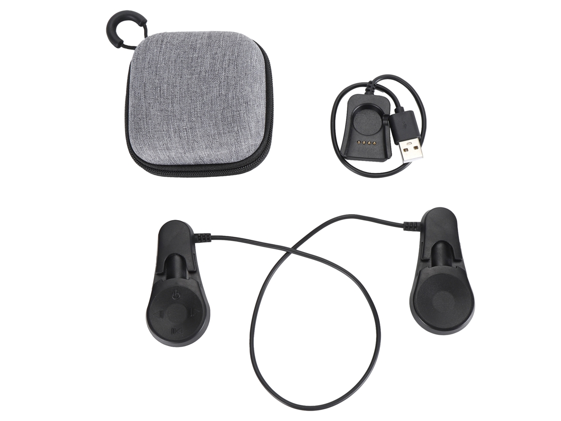 Fone de condução óssea Mali Bluetooth 5.3 IPX8 à prova d'água, 20m, para natação, carregamento magnético