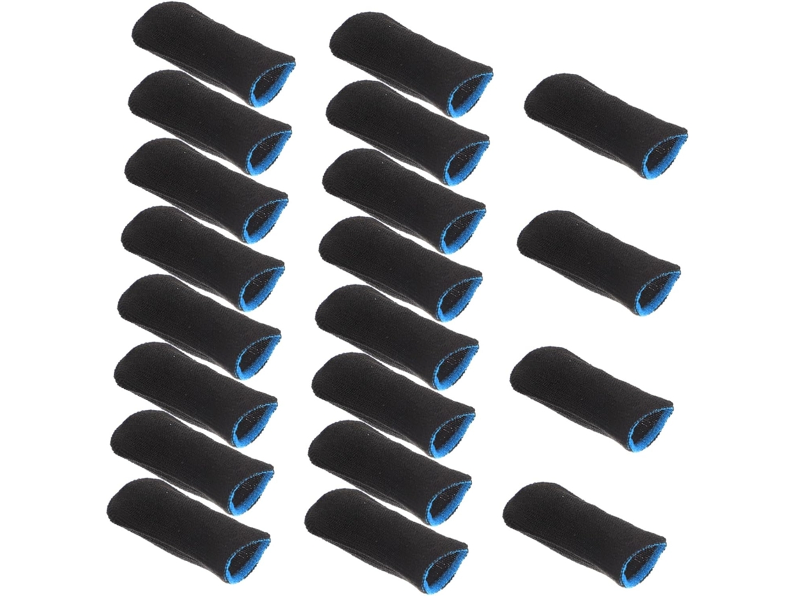 Artibetter 10 Pares De Protetores Dedo Para Jogos, Resistentes Ao Suor E Antiderrapantes, Com Capas De Malha Elástica