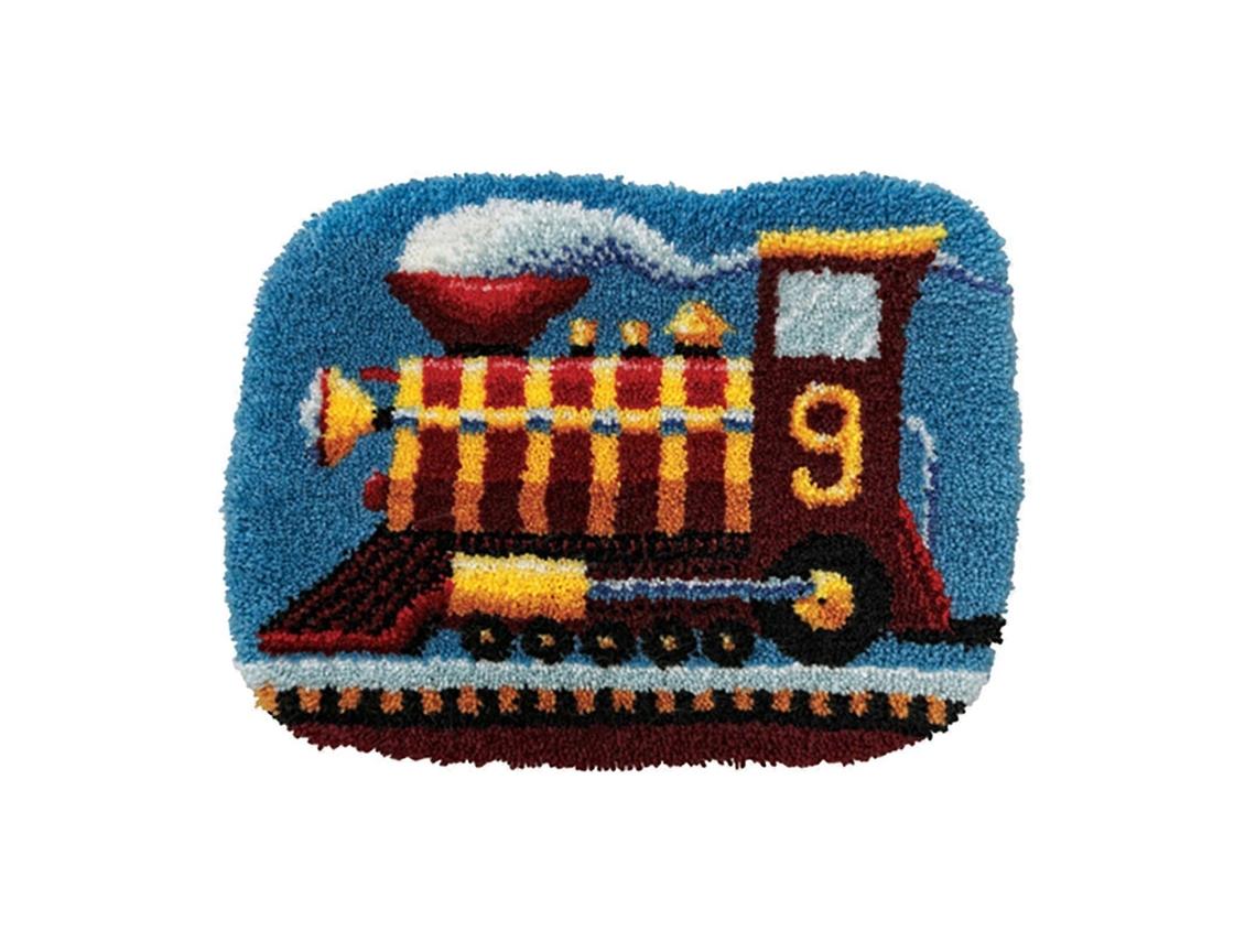 Kit De Bordado Com Gancho De Trava, Almofada, Fronha Em Branco, Artesanato Faça Você Mesmo, Trem Slowmoose