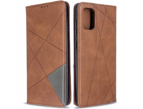 Capa Zaps Origami Para Samsung Galaxy A71 Marrom