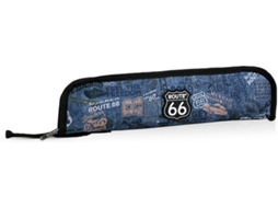 Estojo Escolar ROUTE 66 R61103 (37 x 8 x 2 cm - Azul)