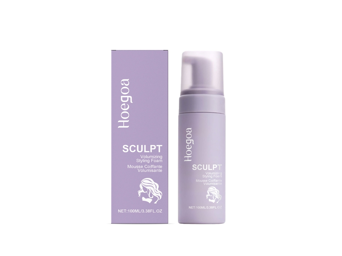 Mousse Fluffy para Fixação e Modelagem de Cabelos Leves com Aspeto Natural LAXISCREED