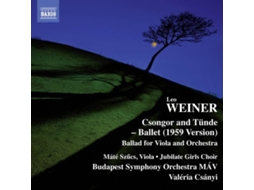 CD Csanyi,Valeria/Budapest SO - Csongor and Tünde/Ballad for Viola and Orch. (1CD)