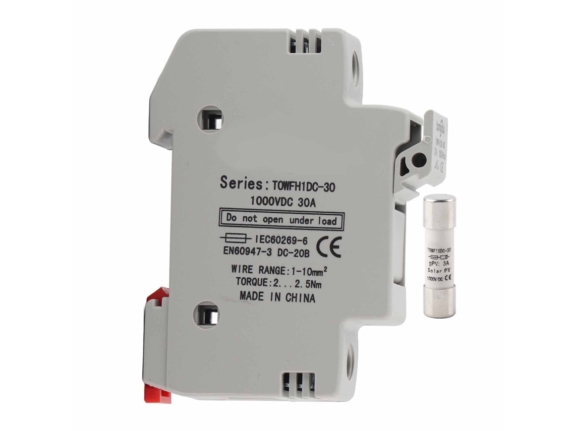 Base De Suporte Para Fusível Em Carril Laxiscreed, Ideal Para Distribuição De Energia Até 1000vdc, 3a