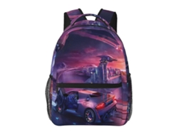 Mochila De Estudante Cyberpunk Heroes, Durável E Leve, Com Alças De Ombro Impermeáveis ​​e Respiráveis. W149 Olysi Shop