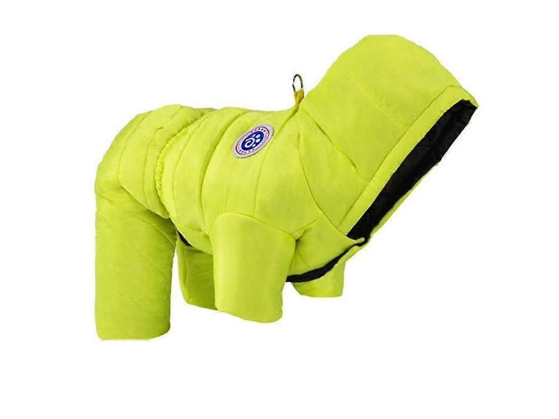 Mono De Invierno Impermeable Para Perros Pequeños Y Medianos Abrigo Antiviento Ropa De Mascota Talla S-xxxl Verde Xxl