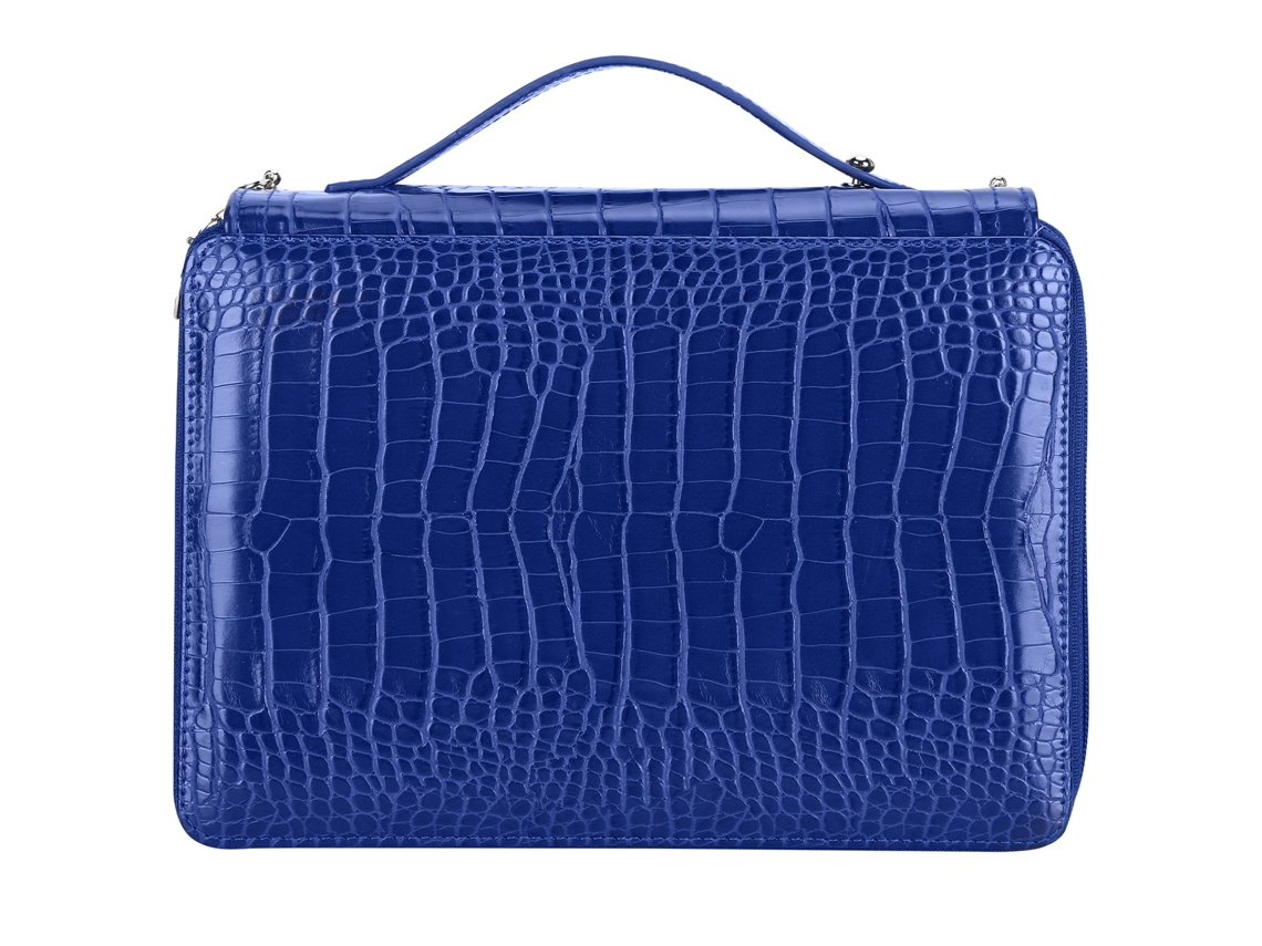 Estuche de Lápices 5 Capas Con Cremallera Bolsa de Almacenamiento 252 Espacios Capacidad Grande Azul Oscuro