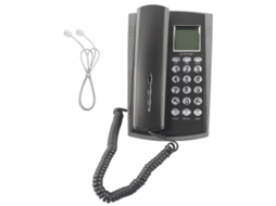 Telefone fixo Mali com fio KX T071CID, para parede ou mesa