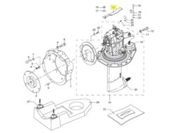 Suporte Saildrive Zf Sd10 Prateadovetus