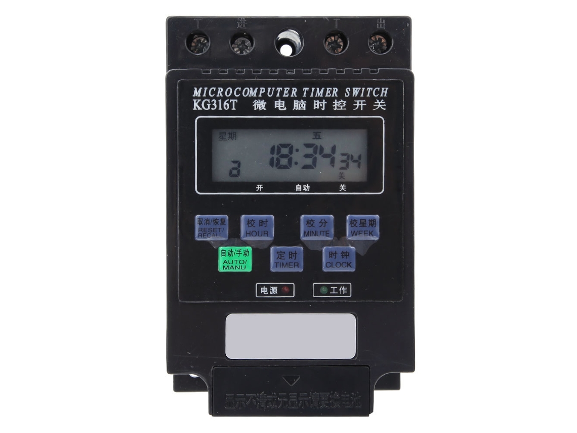 Interruptor Programável Kg316t Timer de Microcomputador com Controle de Tempo com MARCA