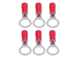 Conector De Crimpagem Com Anel Isolado Laxiscreed Para Cabos Elétricos Awg12-10 De Alta Qualidade
