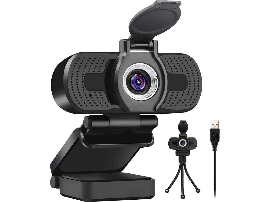 Webcam Full Hd 1080p Computador Portátil Câmara Desktop para Conferência e Videochamada Webcam Pro Stream com Videochamada Plug And Play USHION