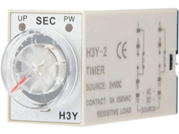 Relé De Tempo H3y-2 24v 3s 6s 10s 30s E 60s 01s Para Uso Industrial.