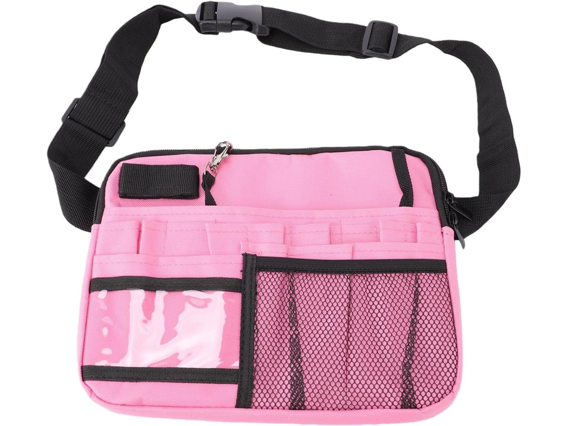 Bolsa para instrumentos de enfermagem Pssopp, tecido Oxford, 27 x 21,5 cm, cintura ajustável, vários compartimentos.
