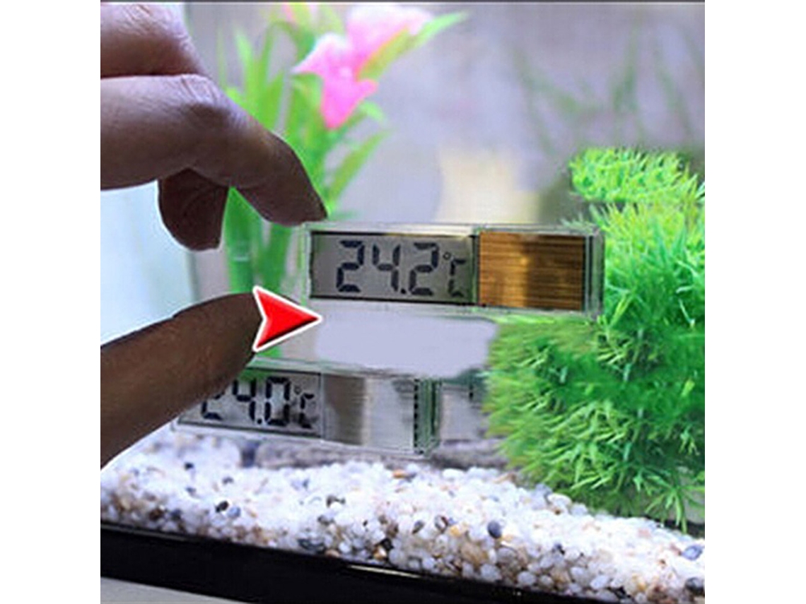 Termômetro Digital Lcd 3d Para Medição De Temperatura De Aquário De Peixes