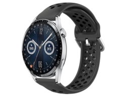 Pulseira De Silicone Esportiva Perfurada E Respirável Para Huawei Watch Gt3 42mm 20mm