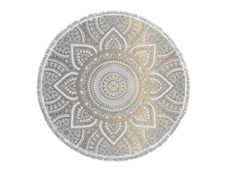 2026 toalla Redonda de Microfibra Mandala Hippie Boho Con Borlas para Playa, Manta Grande 150x150cm