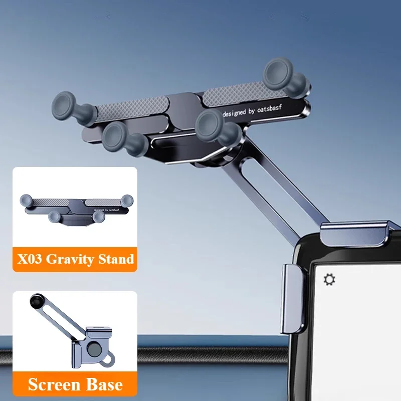 Suporte Magnético Para Celular Hipacool Para Tela De Carro, Compatível Com Tesla Model 3, Highland E Y, Com Base Integrada.