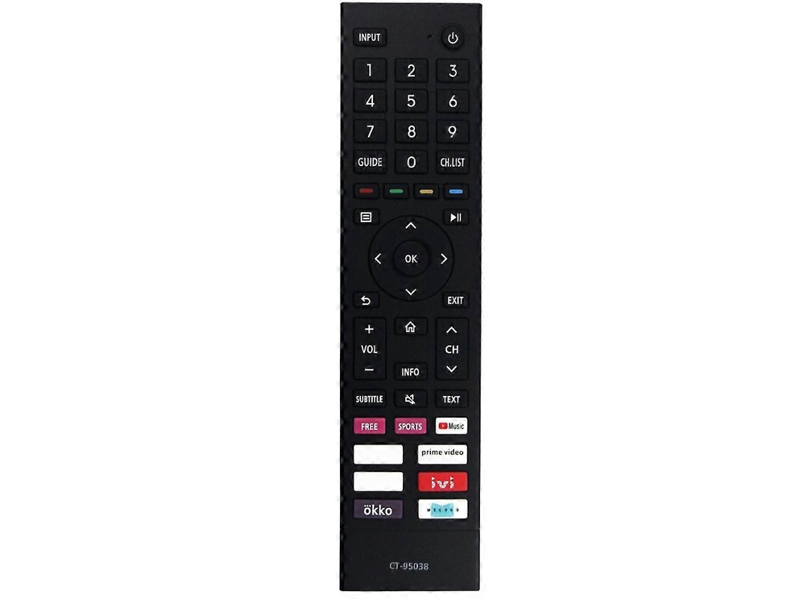 Controle Remoto De Substituição Ct-95038 Para Tv Toshiba 4k Ct95038