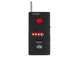 Detector De Bug Cc308 Detector Anti Espião Rf Para Dect, Bug Wireless E Dispositivos De Escuta Com 6 Leds Shutter Bug Finder, Yizhood (preto)