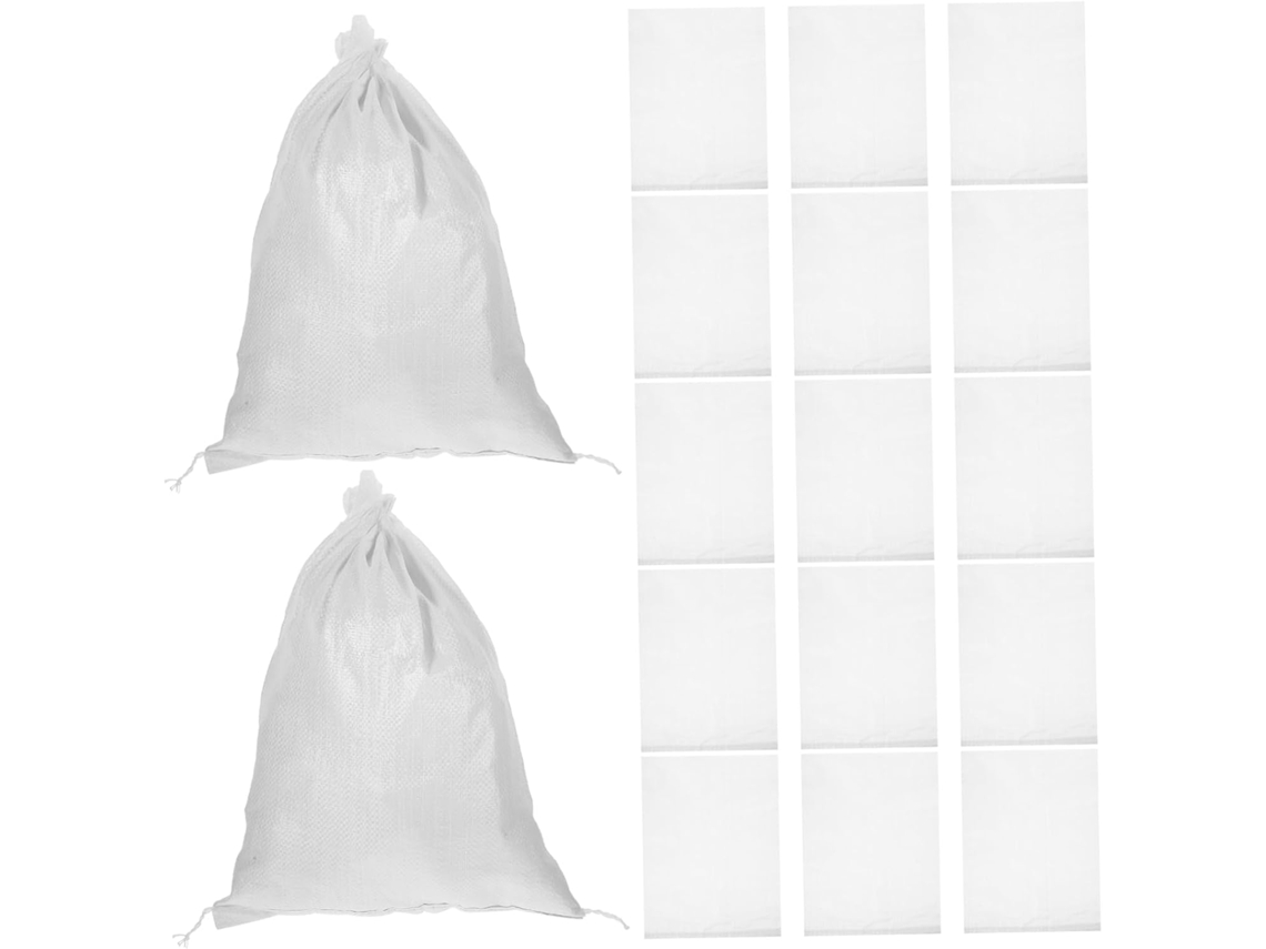 24 Peças Sacos Expedição Tissés Grands Vides Para Envio De Vêtements E Artigos Resistentes Reutilizáveis