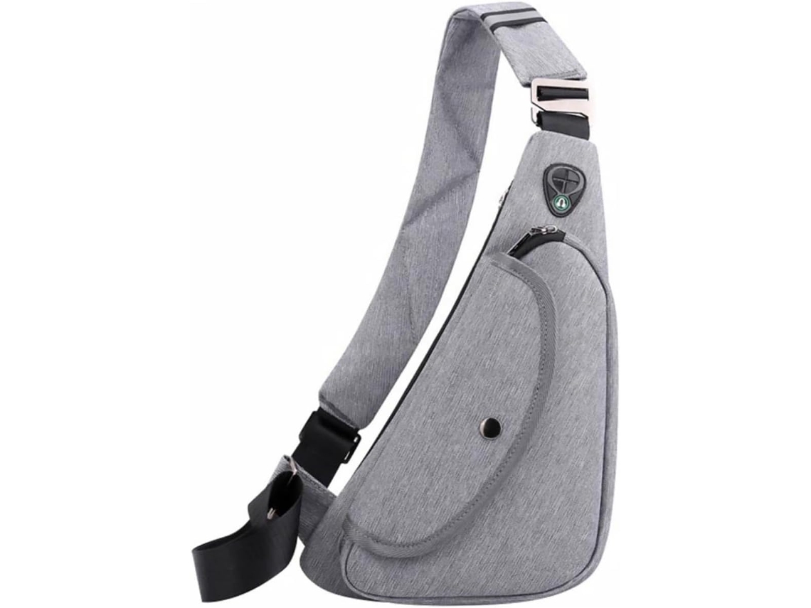 Bolsa De Peito Masculina, Bolsa De Ombro Com Cinto Ajustável, Feita De Poliéster. Bolsa De Peito Masculina, Bolsa De Ombro Com Cinto Aj Gokoco