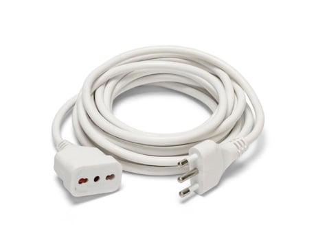 Extensão Velamp Extensão Italiana 10mt Ficha 16a E Tomada 10/16a Branco