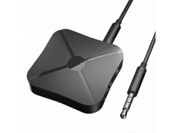 Adaptador De Áudio Sem Fio Bluetooth 2 Em 1, Estéreo Real, Compatível Com 4.2, Com Entrada Auxiliar De 3,5 Mm Para Tv, Mp3 E Pc.
