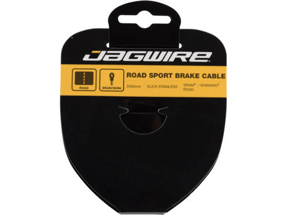 Cabo do Travão JAGWIRE Road Brake Cable-Slick Stainless-1.5X2000Mm-Sram/Shimano (Preto, Amarelo - TU)