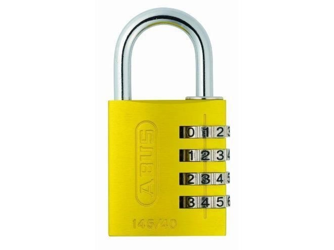 ABUS 145/40 Cadeado Combinado Amarelo 40 Mm