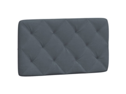 Almofada de cabeça 80 cm Veludo Cinzento Escuro MAISON EXCLUSIVE