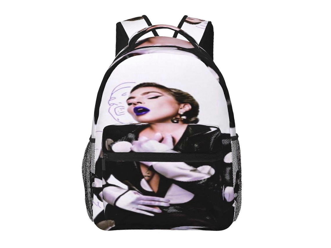 Mochila Lady Gaga R154 Para Estudantes, Leve E Durável, À Prova Dágua E Com Alça De Ombro Ajustável T154 Olysi Shop