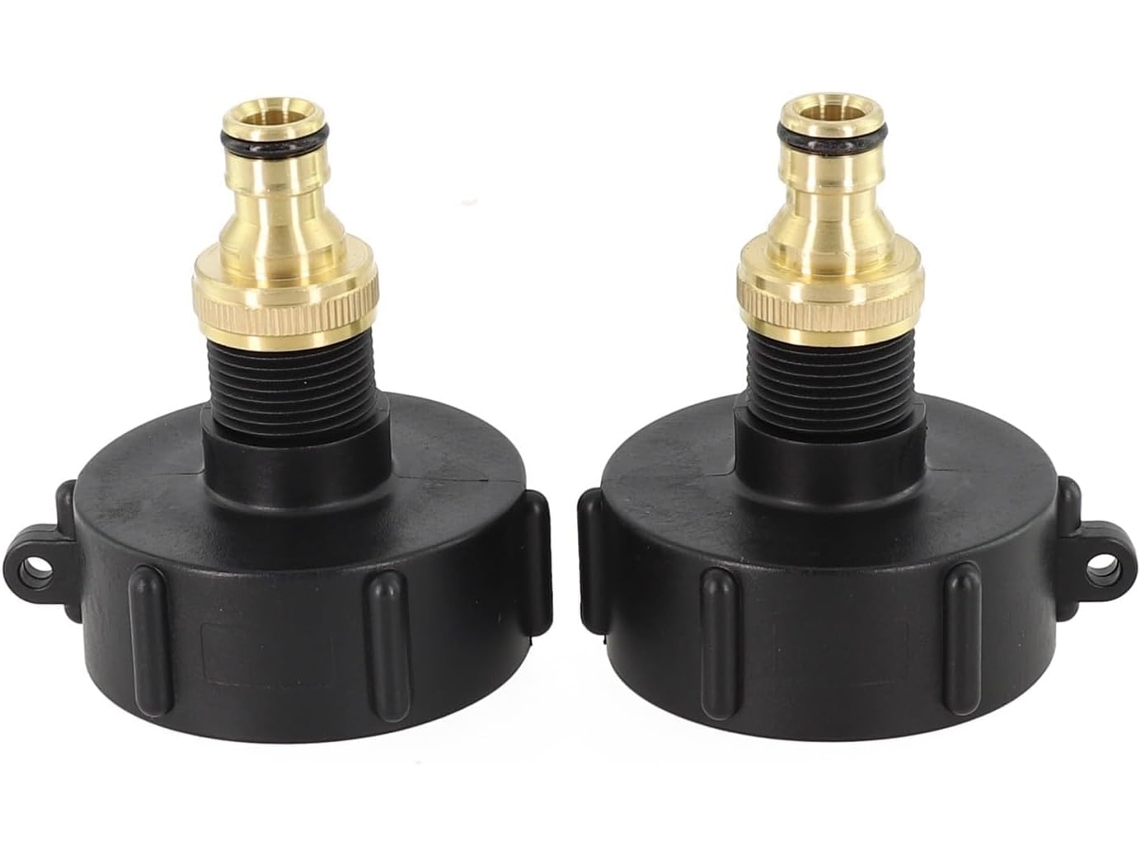 Adaptador Dn61 Para Tanques De 1000l - Torneira Latão Conexão