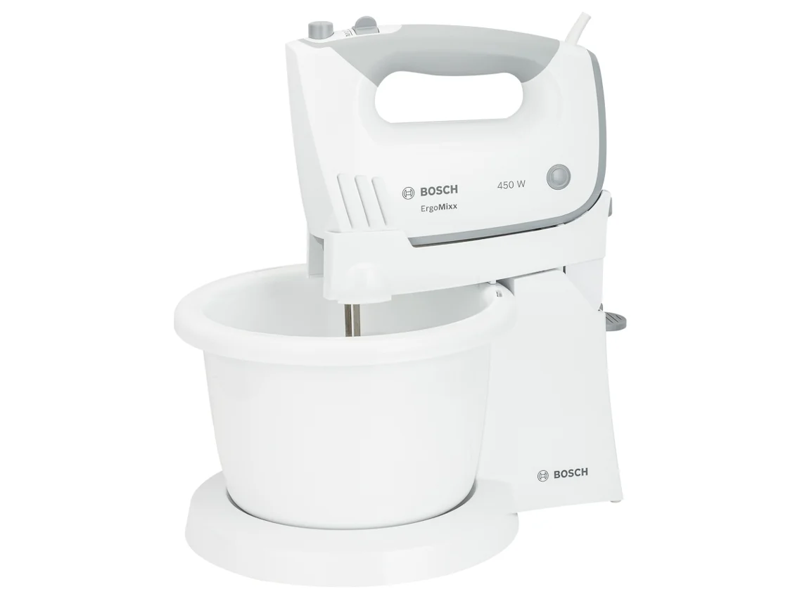 Batedeira com Taça BOSCH MFQ36460 ErgoMixx (450 W - Taça 3 L - Branco)
