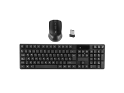 Combo De Teclado E Mouse Sem Fio 2.4g Silencioso 1600dpi