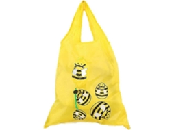 Sacolas de Compras Reutilizáveis, Dobráveis, Ecológicas e Leves, Ideais para Viagens e com Alças . GOKOCO (amarelas, 1 Unidade)