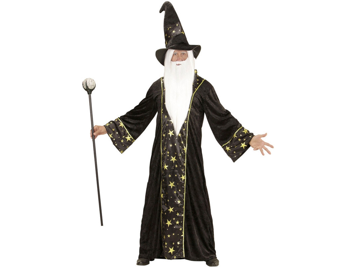Fato de Homem WIDMANN Dark Fantasy Magician (Tam.: XXL)
