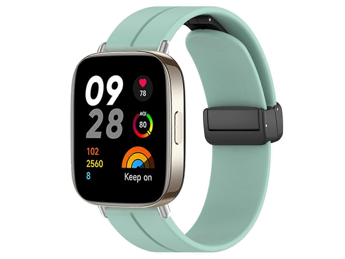 Pulseira De Silicone Para Relógio Xdfind Com Fivela Dobrável Preta E Ranhura Plana