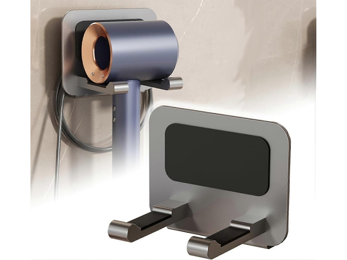 Suporte Adesivo para Secador de Cabelo Compatível com a Maioria Dos Secadores de Cabelo. TAISHENGDA (1 Unidade)