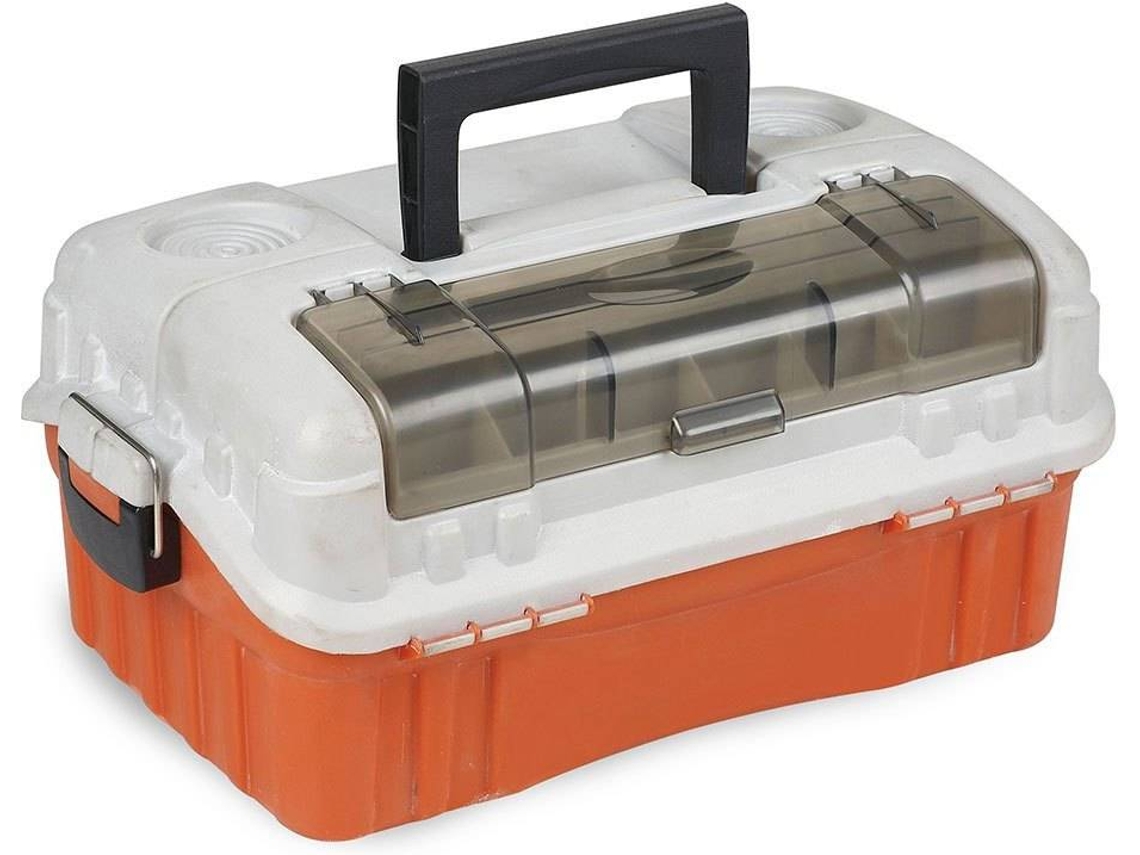Caixa de Armazenamento LINEAEFFE Fishing Box 3 Trays Verde (44 x 25 x 18 cm)