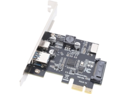 Placa Pcie Usb 3.2, De Expansão Gen1 Com Portas A, Tipo C E E,