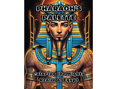 Livro Pharaohs Palette Coloring the Mighty Realm of Egypt de ColorZen (Inglês)