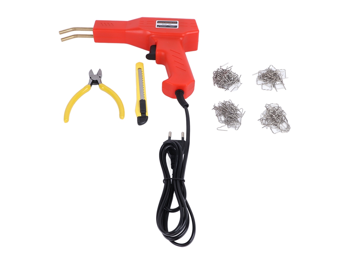 Primerox kit de Solda de Plástico com Grampo Quente Rápido Aquecimento para Reparo de Brinquedos Plugue Eu 220v