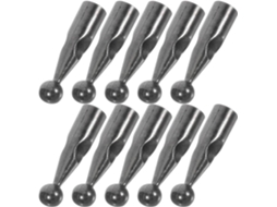 Kit de 10 Contas Metálicas para Reparo de Guarda chuvas Dobráveis, Peças de Reposição para Hastes, Duráveis e Pretas, CHABERLU