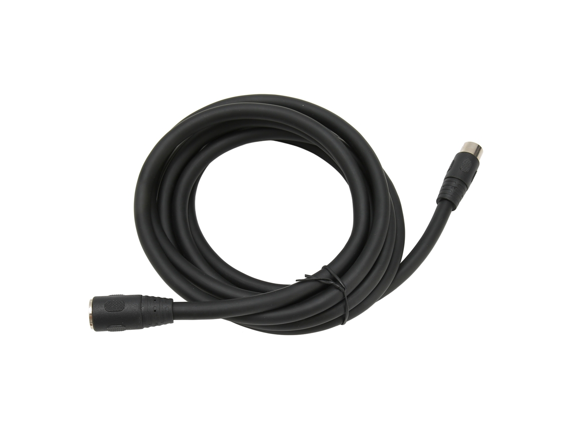 Cabo extensor CHABERLU midi DIN de 90 graus, conector de 5 pinos, para teclado midi e piano elétrico