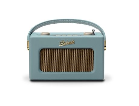 Rádio Analógico E Digital Bluetooth Retro Com Estilo Vintage Azul Claro Roberts